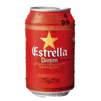 Cerveza Estrella damm lata