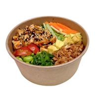 Poke de Pollo Crujiente