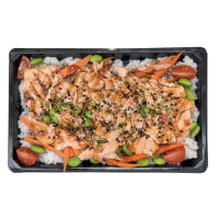 Salmón Frito Teriyaki