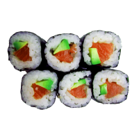 Maki Salmón y Aguacate